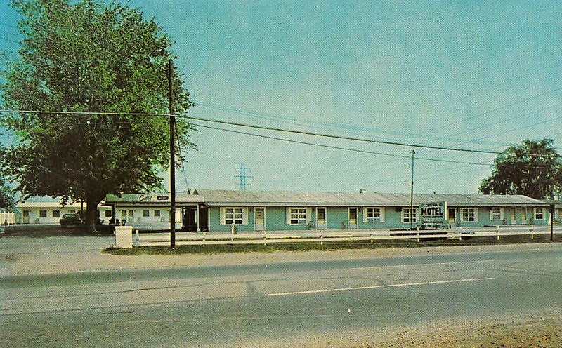 Shiawassee House Motel (Central Motel) - Postcard